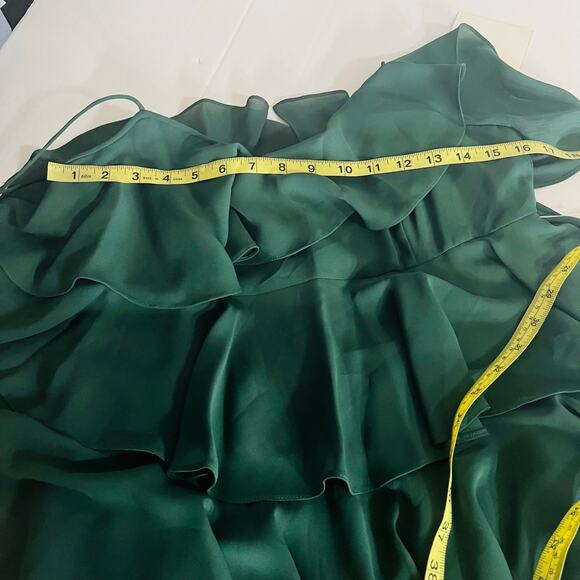 Gigi By Gillian Green Layered Spagetti Strap Dress Size 6 NWT - Picture 5 of 7